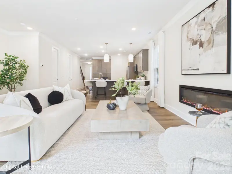 Furnished interior view inside a new home in , Charlotte (Image 12).