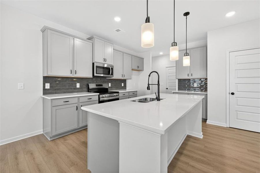 Furnished interior view inside a new home in Garrett Preserve, Douglasville (Image 8).