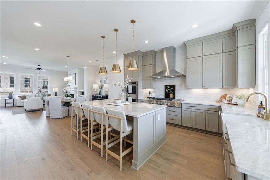 Furnished interior view inside a new home in , Alpharetta (Image 14). Furnished interior view inside a new home in , Alpharetta (Image 14).