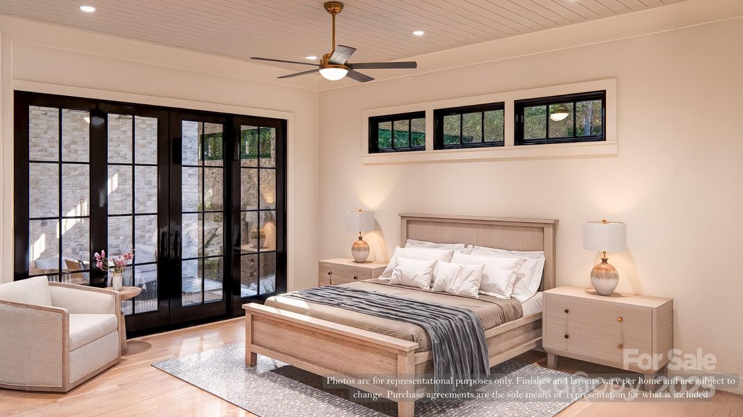 Furnished interior view inside a new home in , Charlotte (Image 18).