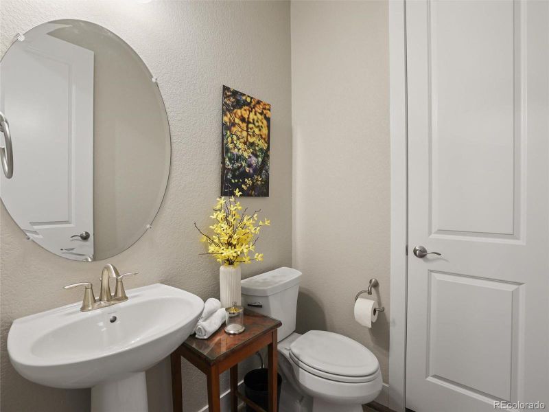 half bath on main floor