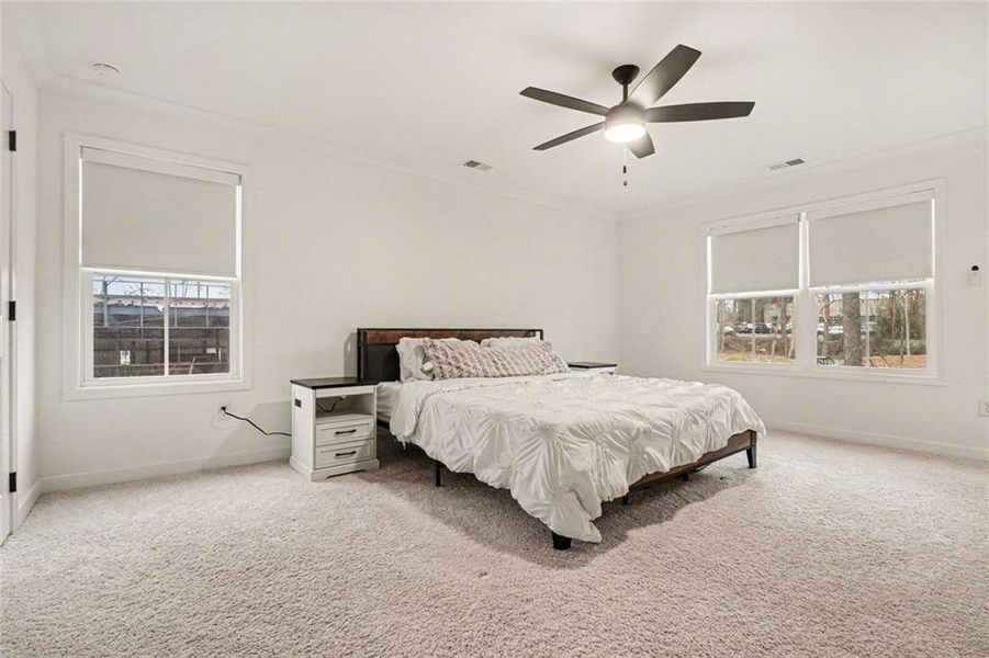 Furnished interior view inside a new home in Gates at Hamilton Grove, Marietta (Image 12). Furnished interior view inside a new home in Gates at Hamilton Grove, Marietta (Image 12).