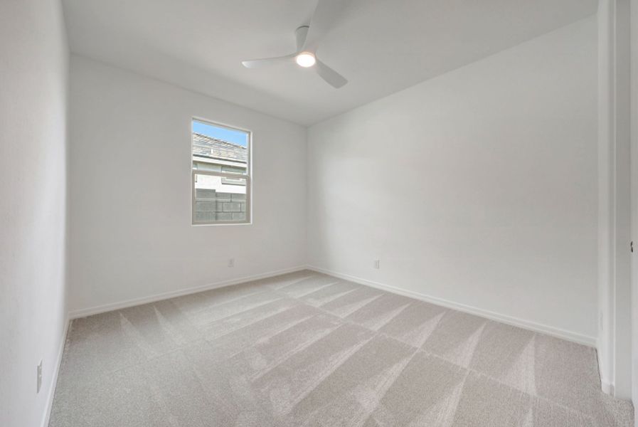 Representative unfurnished interior of a home built from the Mercury by Mattamy Homes in Las Ventanas, Goodyear (Image 22). Representative unfurnished interior of a home built from the Mercury by Mattamy Homes in Las Ventanas, Goodyear (Image 22).