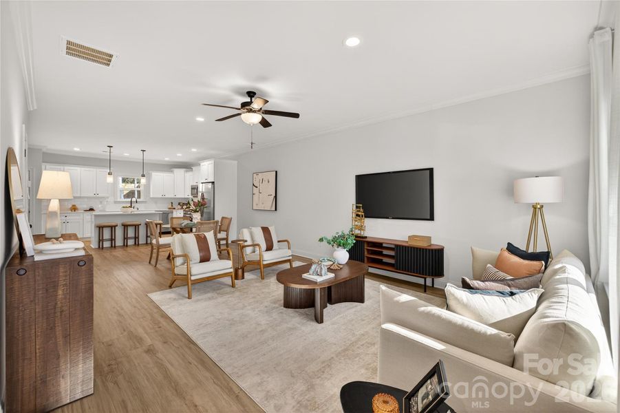 Furnished interior view inside a new home in , Waxhaw (Image 6).