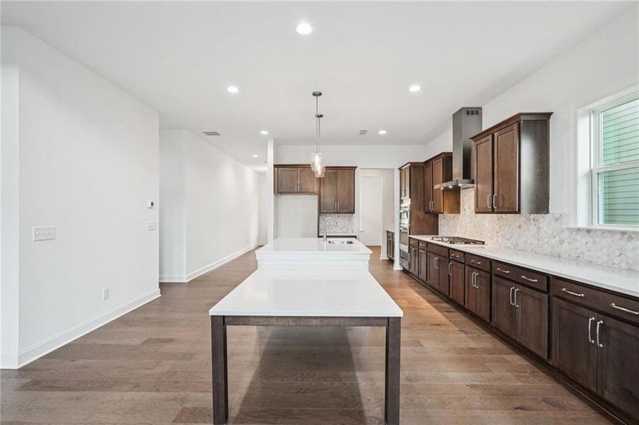 Furnished interior view inside a new home in East Harbor II at Chestatee, Dawsonville (Image 6).