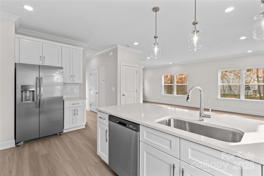 Furnished interior view inside a new home in , Statesville (Image 15). Furnished interior view inside a new home in , Statesville (Image 15).