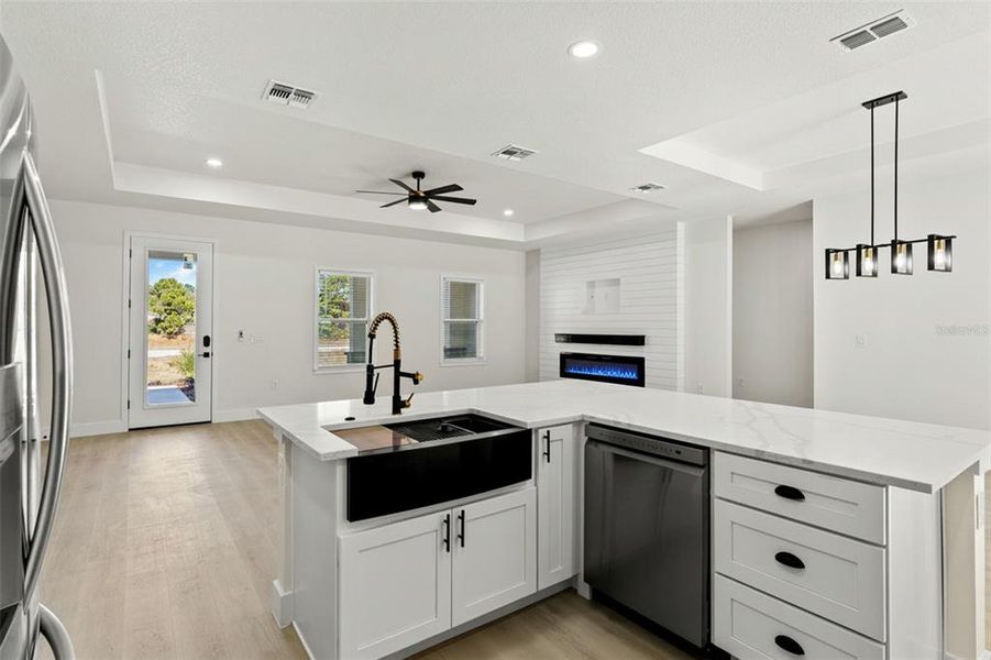 Furnished interior view inside a new home in , Weeki Wachee (Image 16).