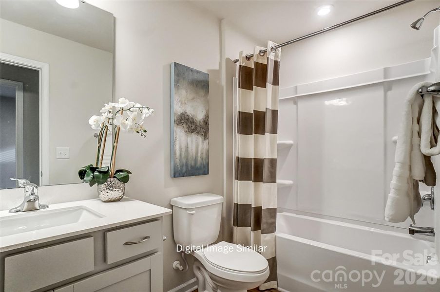 Furnished interior view inside a new home in Bailey Run, Charlotte (Image 3).