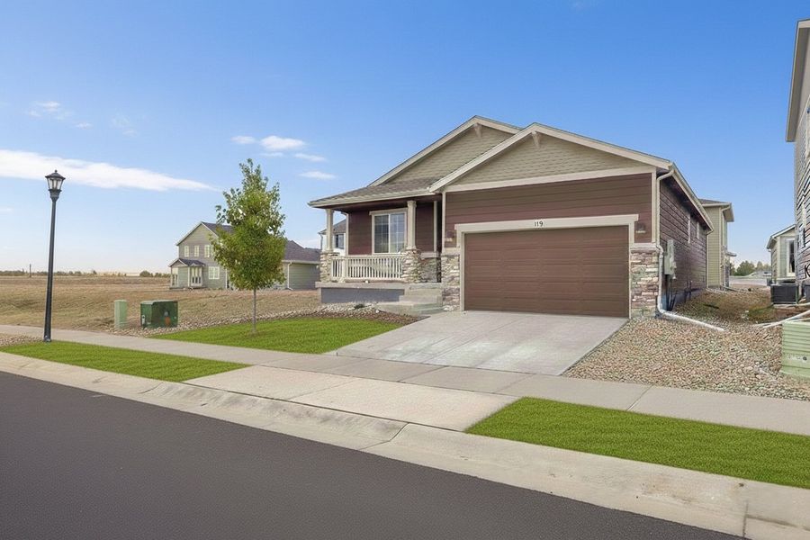 1,700sf New Home in Berthoud, CO.  - Slide 3