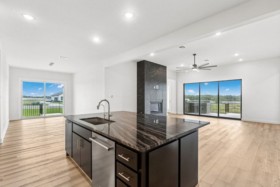Furnished interior view inside a new home in Leander Estates, Leander (Image 9).