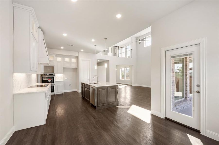 Furnished interior view inside a new home in Hayes Crossing, Midlothian (Image 10). Furnished interior view inside a new home in Hayes Crossing, Midlothian (Image 10).