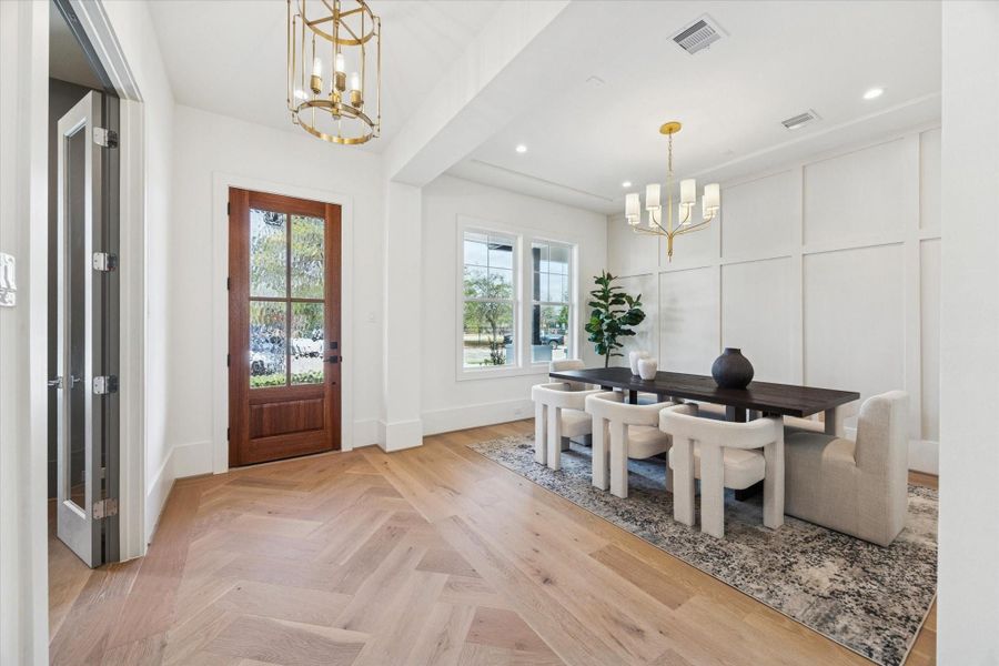 Furnished interior view inside a new home in , Houston (Image 5).