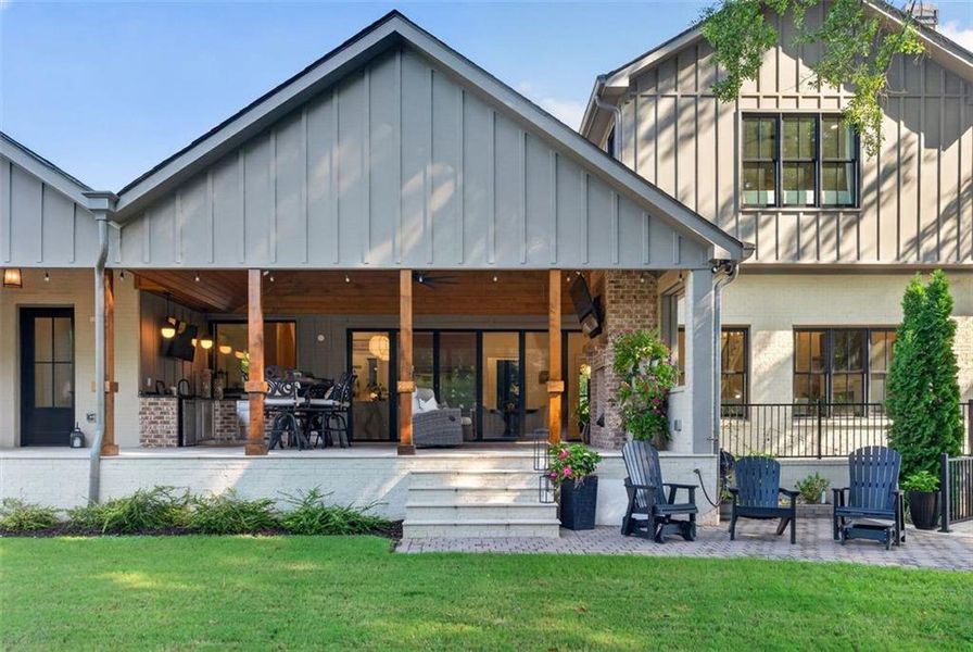 Exterior details and patio area of a home in , Alpharetta (Image 19).