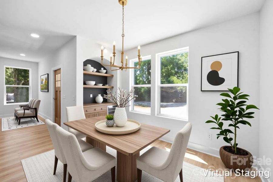 Furnished interior view inside a new home in , Kannapolis (Image 9).