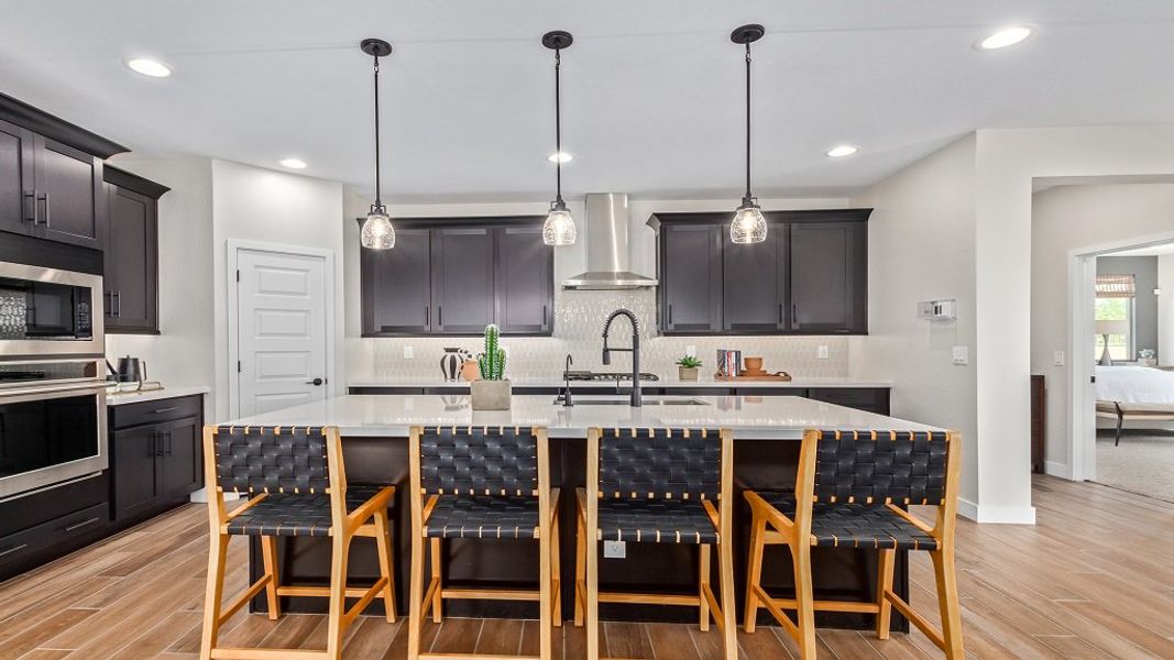 Representative furnished interior of a home built from the 45RM5 by Taylor Morrison in Almeria at Rancho Mercado, Surprise (Image 14).