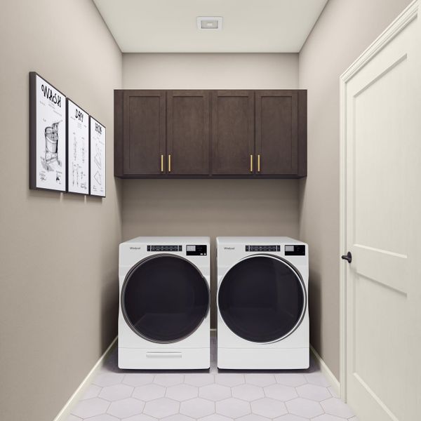 Furnished interior view inside a new home in Reunion, Commerce City (Image 20).