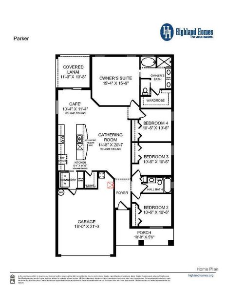 Parker - Home Layout