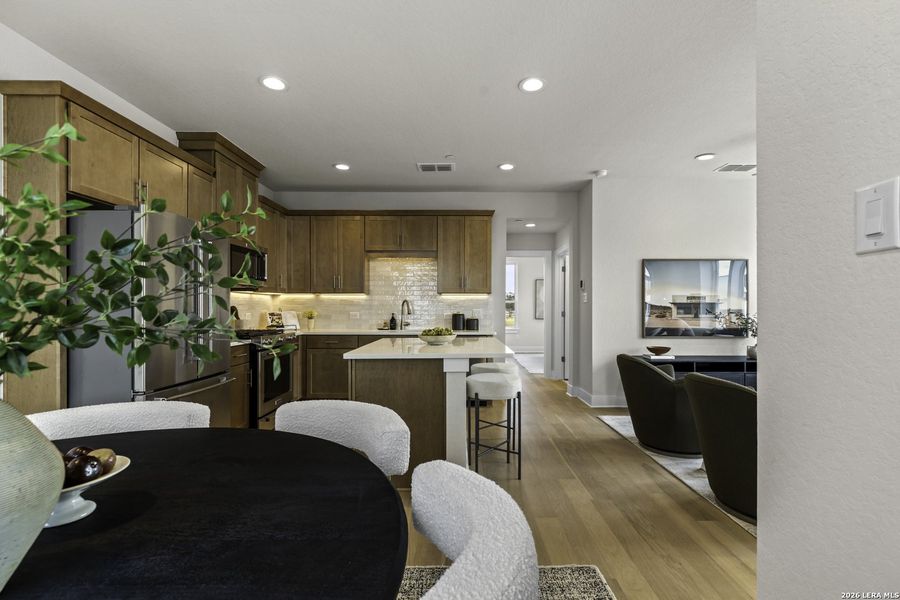 Furnished interior view inside a new home in , San Antonio (Image 29).