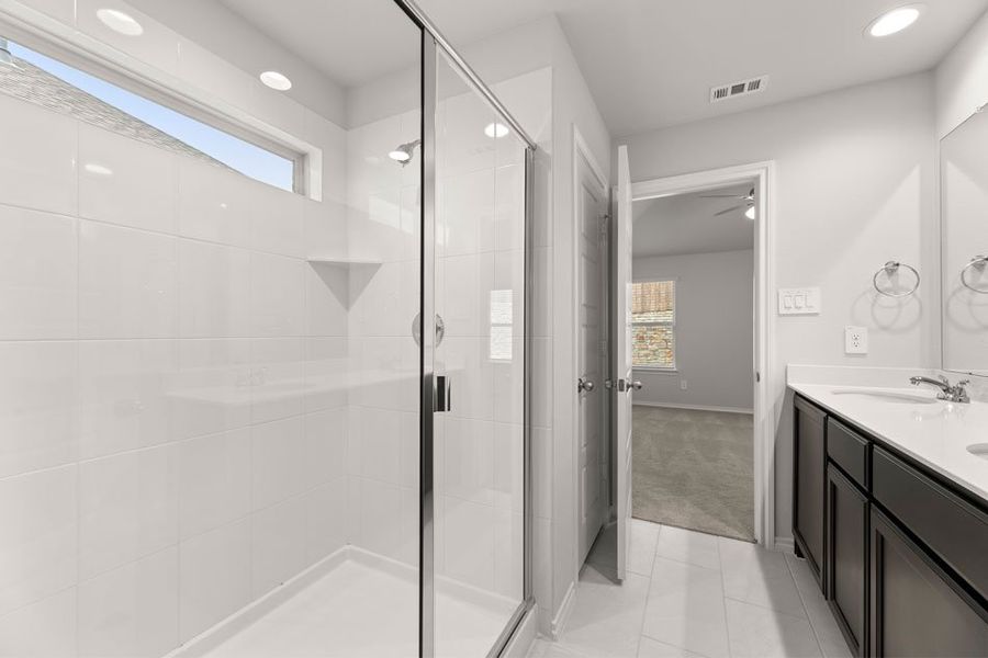 Representative exterior photo of a completed home built from the Lincoln by Impression Homes in ValleyBrooke, Mesquite, TX (Image 18).