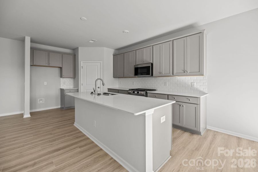 Furnished interior view inside a new home in Cottages at Wingate, Wingate (Image 10). Furnished interior view inside a new home in Cottages at Wingate, Wingate (Image 10).