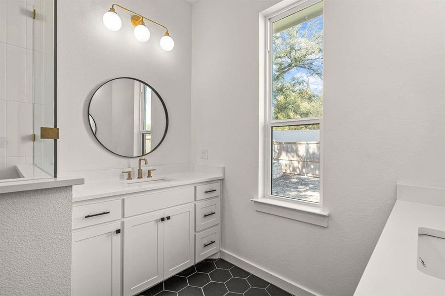 Furnished interior view inside a new home in , Aledo (Image 11).