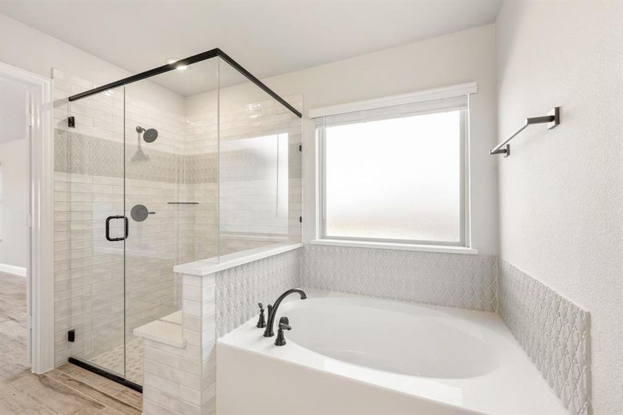 Furnished interior view inside a new home in Hayes Crossing, Midlothian (Image 12).