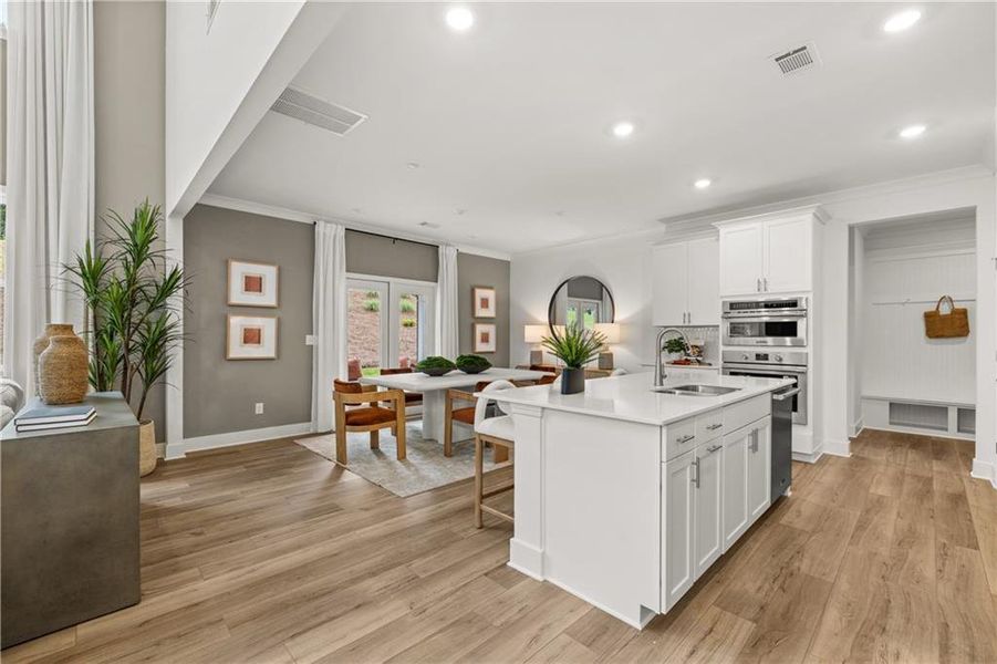 Furnished interior view inside a new home in Wellington Estates, Madison (Image 5).