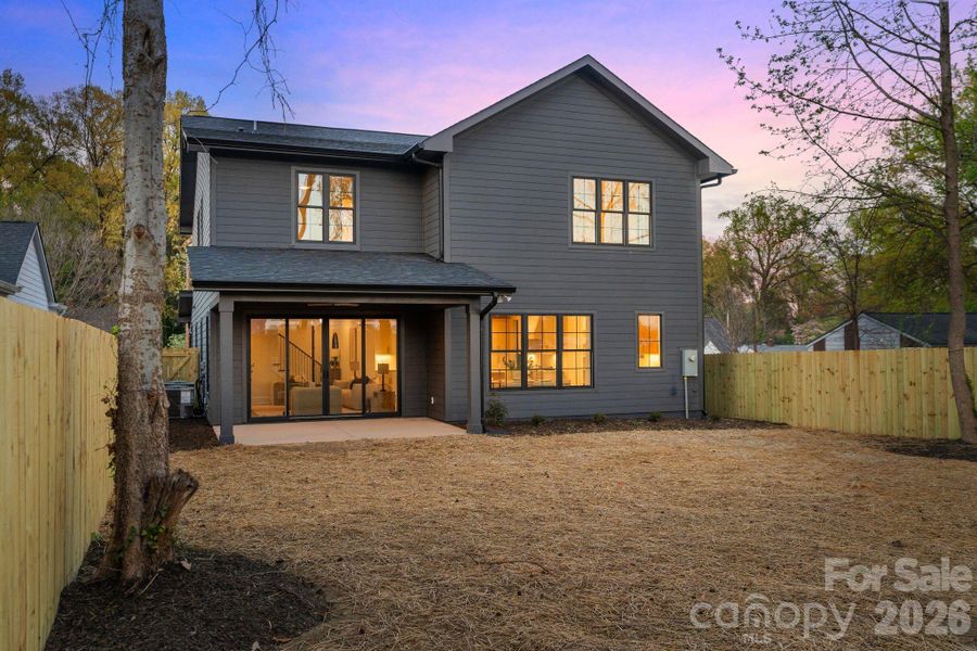 Exterior details and patio area of a home in , Charlotte (Image 26). Exterior details and patio area of a home in , Charlotte (Image 26).