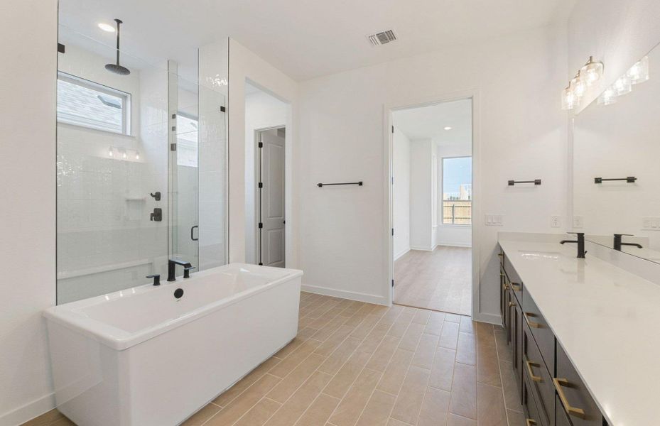 Furnished interior view inside a new home in Kuempel Estates, Pflugerville (Image 7). Furnished interior view inside a new home in Kuempel Estates, Pflugerville (Image 7).