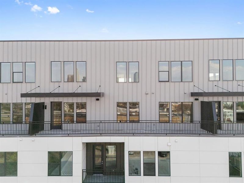 Exterior details and patio area of a home in , Dallas (Image 21).