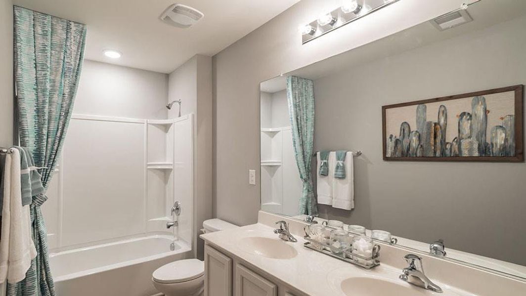 Furnished interior view inside a new home in Twin Lakes, Hoschton (Image 31).