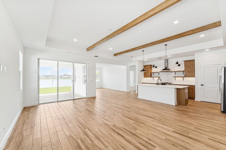 Great Room, Kitchen and Dining Room