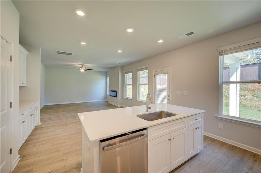 Furnished interior view inside a new home in Bowers Farm, McDonough (Image 9).