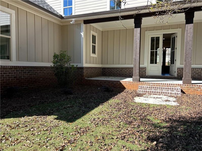 Exterior details and patio area of a home in Trove, Watkinsville (Image 13). Exterior details and patio area of a home in Trove, Watkinsville (Image 13).