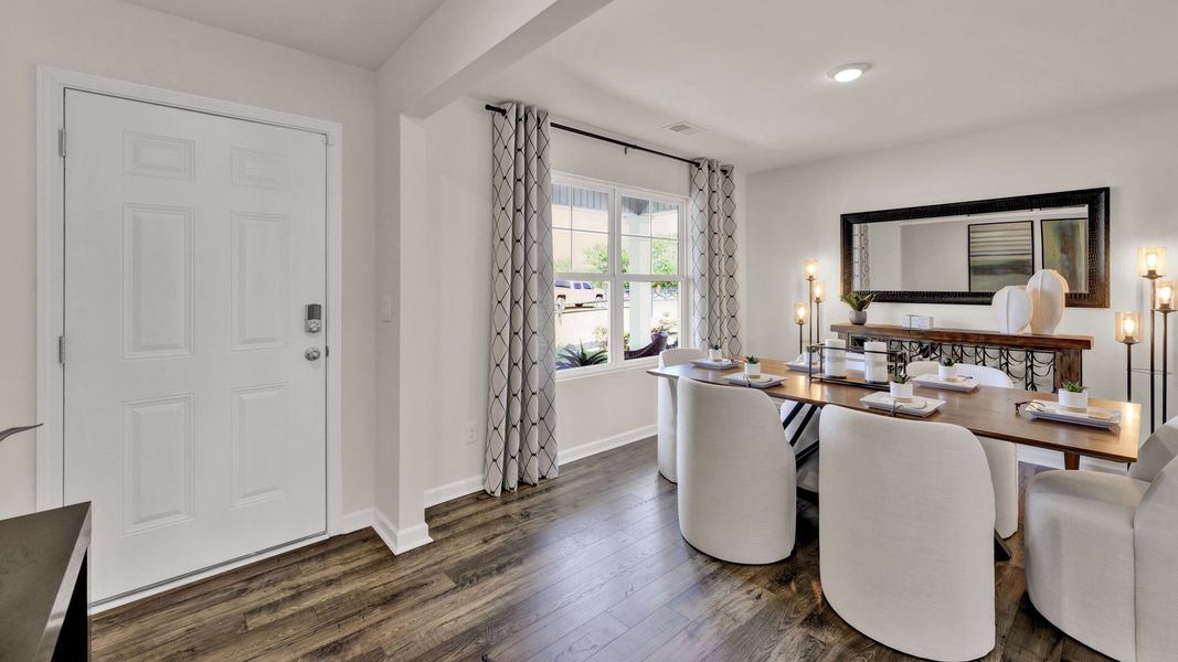 Furnished interior view inside a new home in Fox Hollow, Dalton (Image 5).