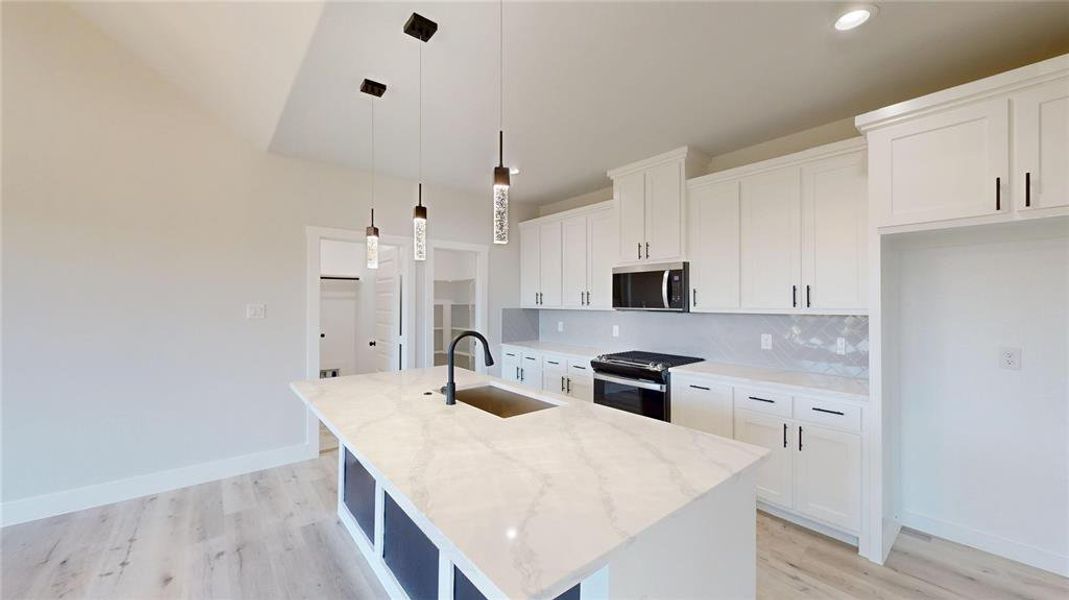 Furnished interior view inside a new home in , Grand Prairie (Image 7). Furnished interior view inside a new home in , Grand Prairie (Image 7).