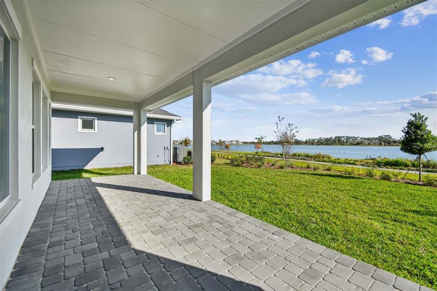 Exterior details and patio area of a home in Laureate Park at Lake Nona - Park Series, Orlando (Image 24).