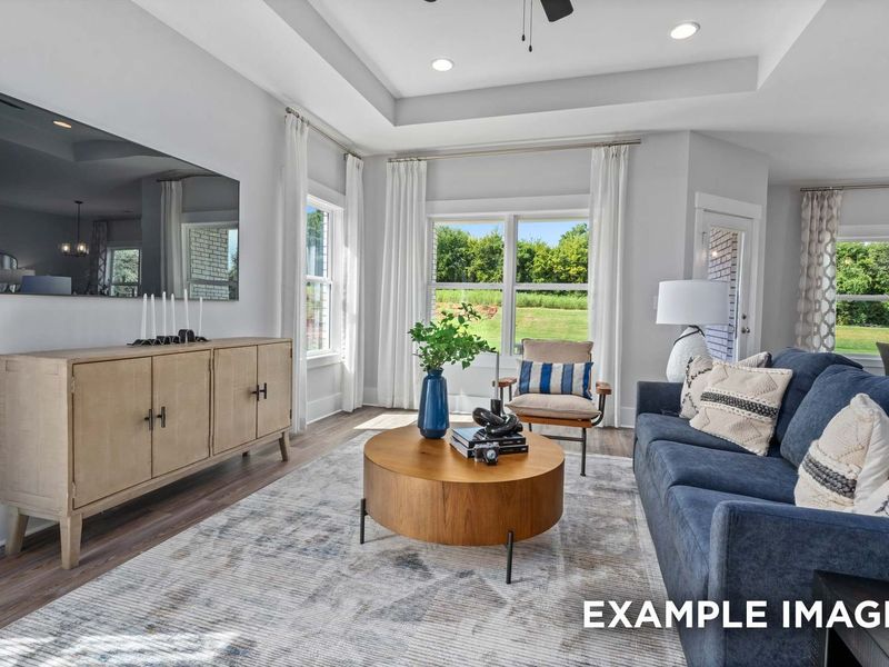 Representative furnished interior of a home built from the The Franklin C by Davidson Homes LLC in Retreat at North Main, Lillington (Image 16).