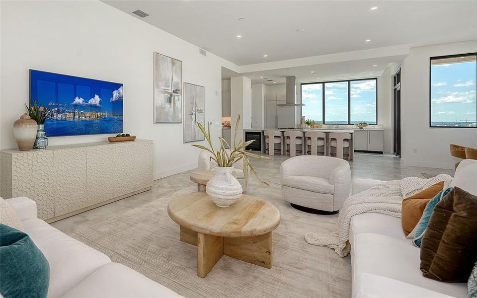 Furnished interior view inside a new home in , Sarasota (Image 7). Furnished interior view inside a new home in , Sarasota (Image 7).