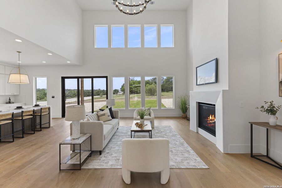 Furnished interior view inside a new home in , Bulverde (Image 18).