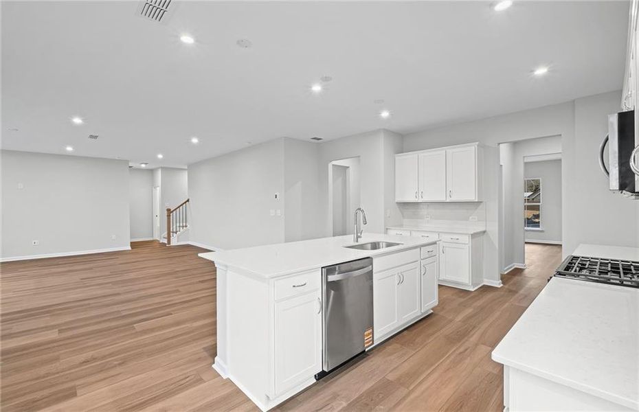 Furnished interior view inside a new home in Hamilton Place, Cartersville (Image 6).