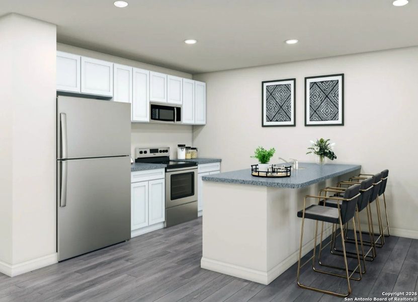 Furnished interior view inside a new home in The Park, Uvalde (Image 4). Furnished interior view inside a new home in The Park, Uvalde (Image 4).