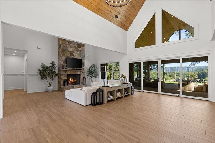 Furnished interior view inside a new home in , Talking Rock (Image 32).