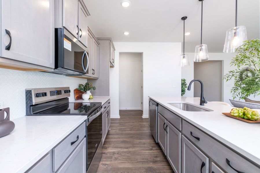 Furnished interior view inside a new home in Benson Village, Benson (Image 4). Furnished interior view inside a new home in Benson Village, Benson (Image 4).