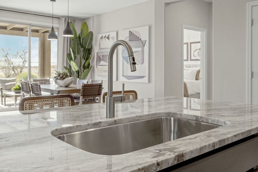 Upgraded single-basin sink