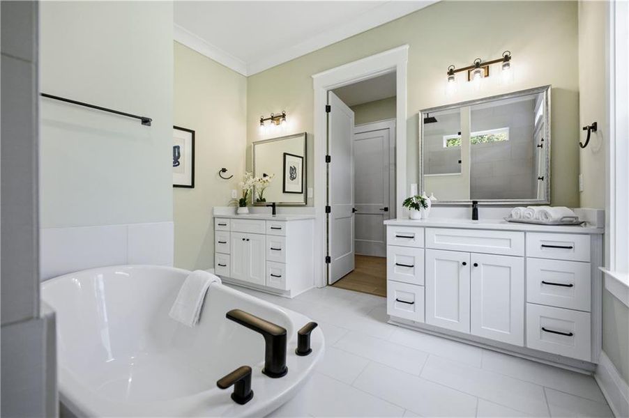 Furnished interior view inside a new home in , Decatur (Image 40).