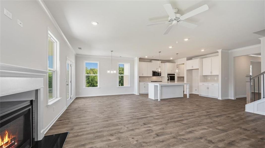 Spacious, unfurnished interior of a new home in The Gates at Pates Creek, Hampton (Image 26). Spacious, unfurnished interior of a new home in The Gates at Pates Creek, Hampton (Image 26).