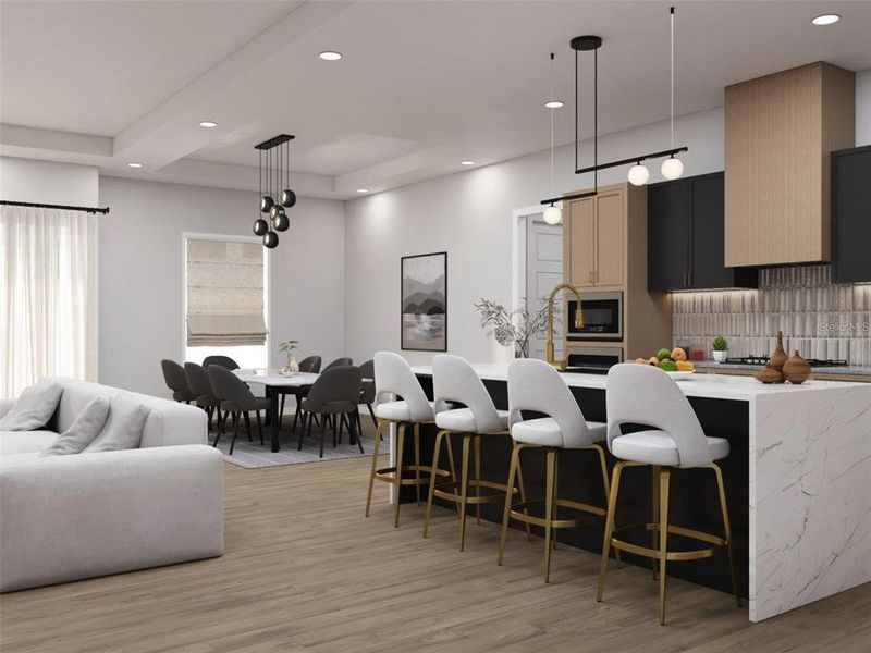 Furnished interior view inside a new home in , Palm Coast (Image 14).