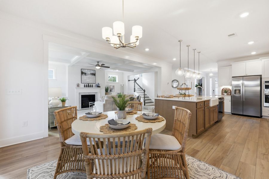 Furnished interior view inside a new home in , Summerville (Image 12).