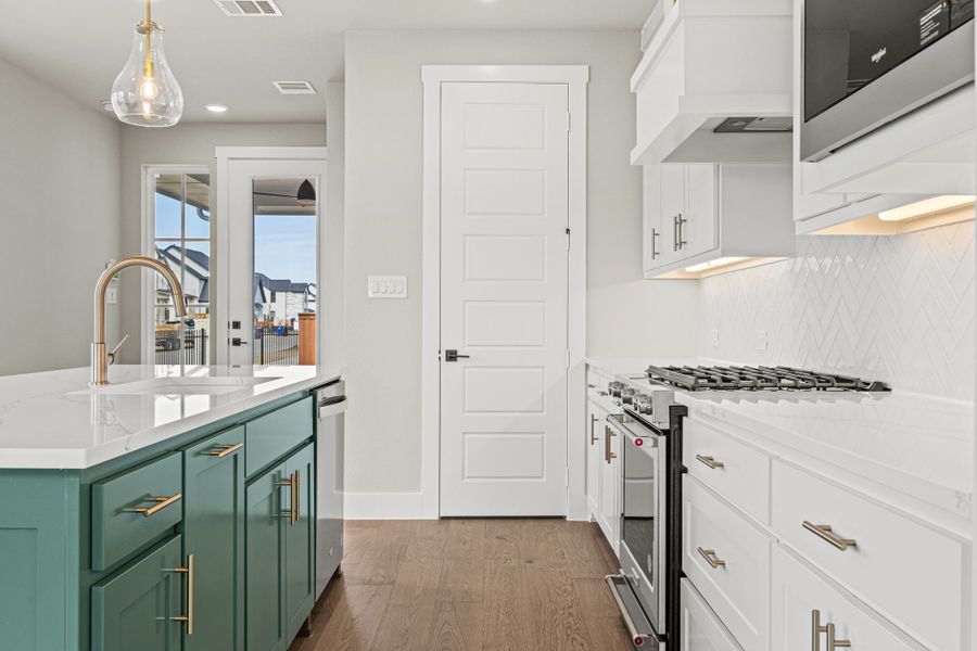 Furnished interior view inside a new home in Fields, Frisco (Image 41). Furnished interior view inside a new home in Fields, Frisco (Image 41).